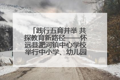践行五育并举 共探教育新路径——怀远县淝河镇中心学校举行中小学、幼儿园班主任论坛活动