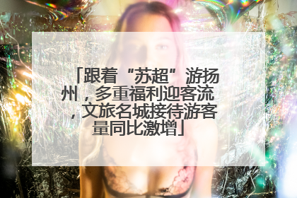 跟着“苏超”游扬州，多重福利迎客流，文旅名城接待游客量同比激增