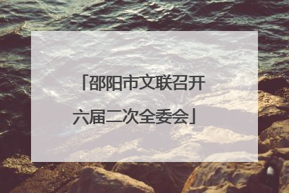 邵阳市文联召开六届二次全委会