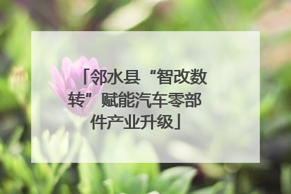 邻水县“智改数转”赋能汽车零部件产业升级