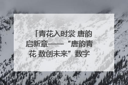 青花入时裳 唐韵启新章——“唐韵青花 数创未来”数字文创设计大赛启幕