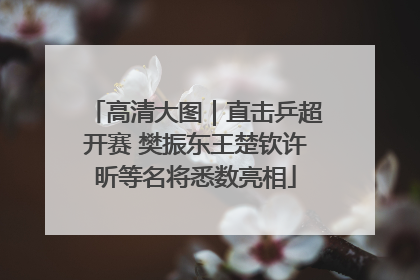 高清大图｜直击乒超开赛 樊振东王楚钦许昕等名将悉数亮相