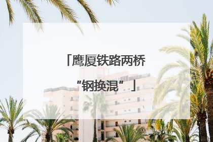 鹰厦铁路两桥“钢换混”