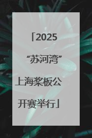 2025“苏河湾”上海桨板公开赛举行