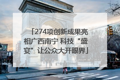 274项创新成果亮相广西南宁 科技“盛宴”让公众大开眼界